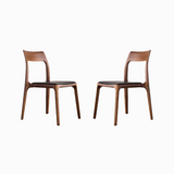 Adeline Set of 2 Solid Wood Dining Chairs