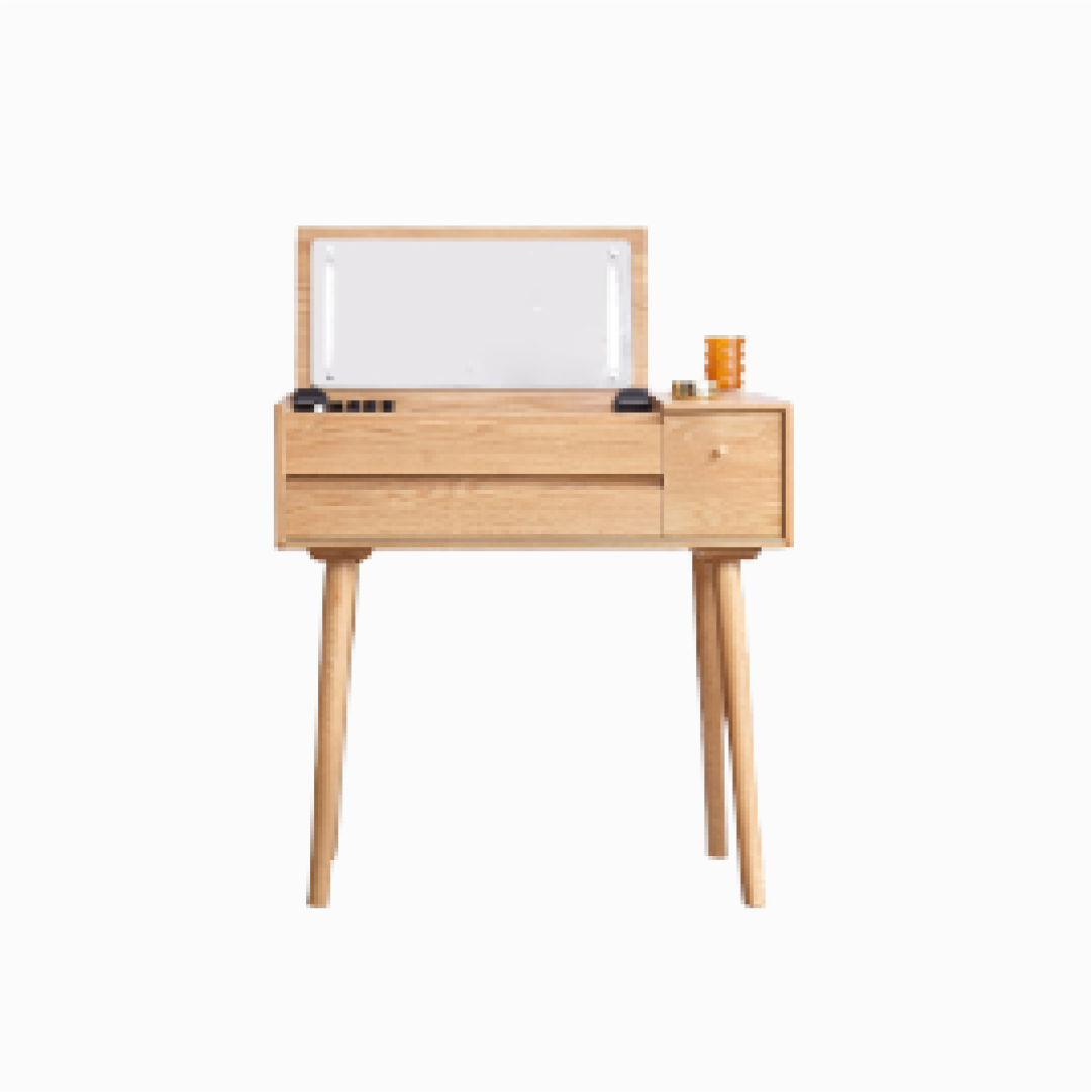 Darcey Oak Wood Dressing Table