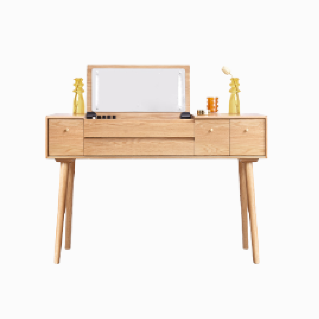 Darcey Oak Wood Dressing Table