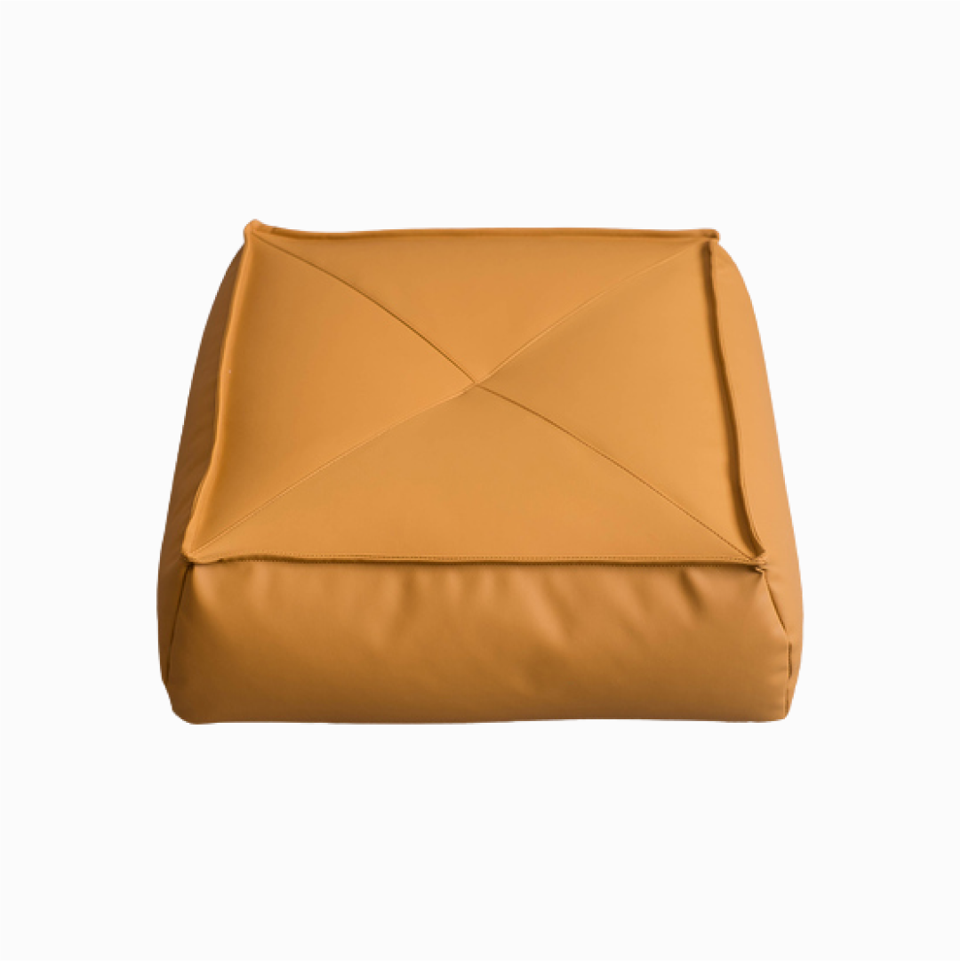 Sully Microfibre Leather Pouffes