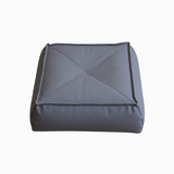 Sully Microfibre Leather Pouffes