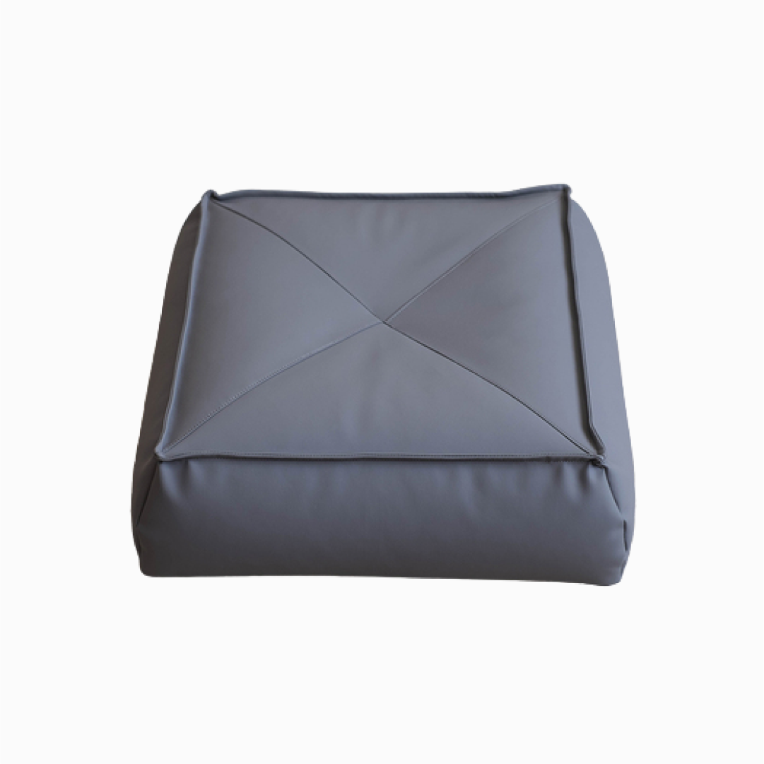 Sully Microfibre Leather Pouffes