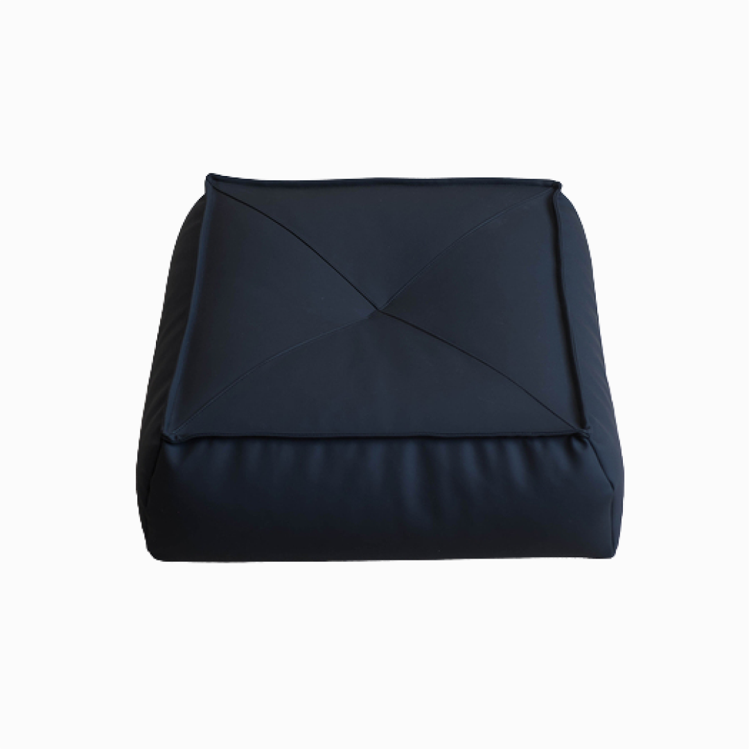Sully Microfibre Leather Pouffes