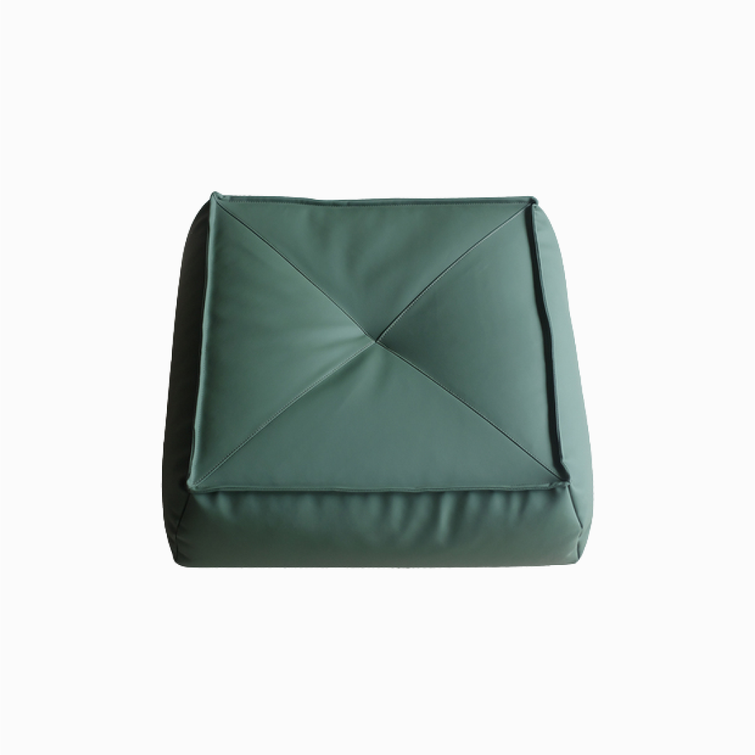 Sully Microfibre Leather Pouffes