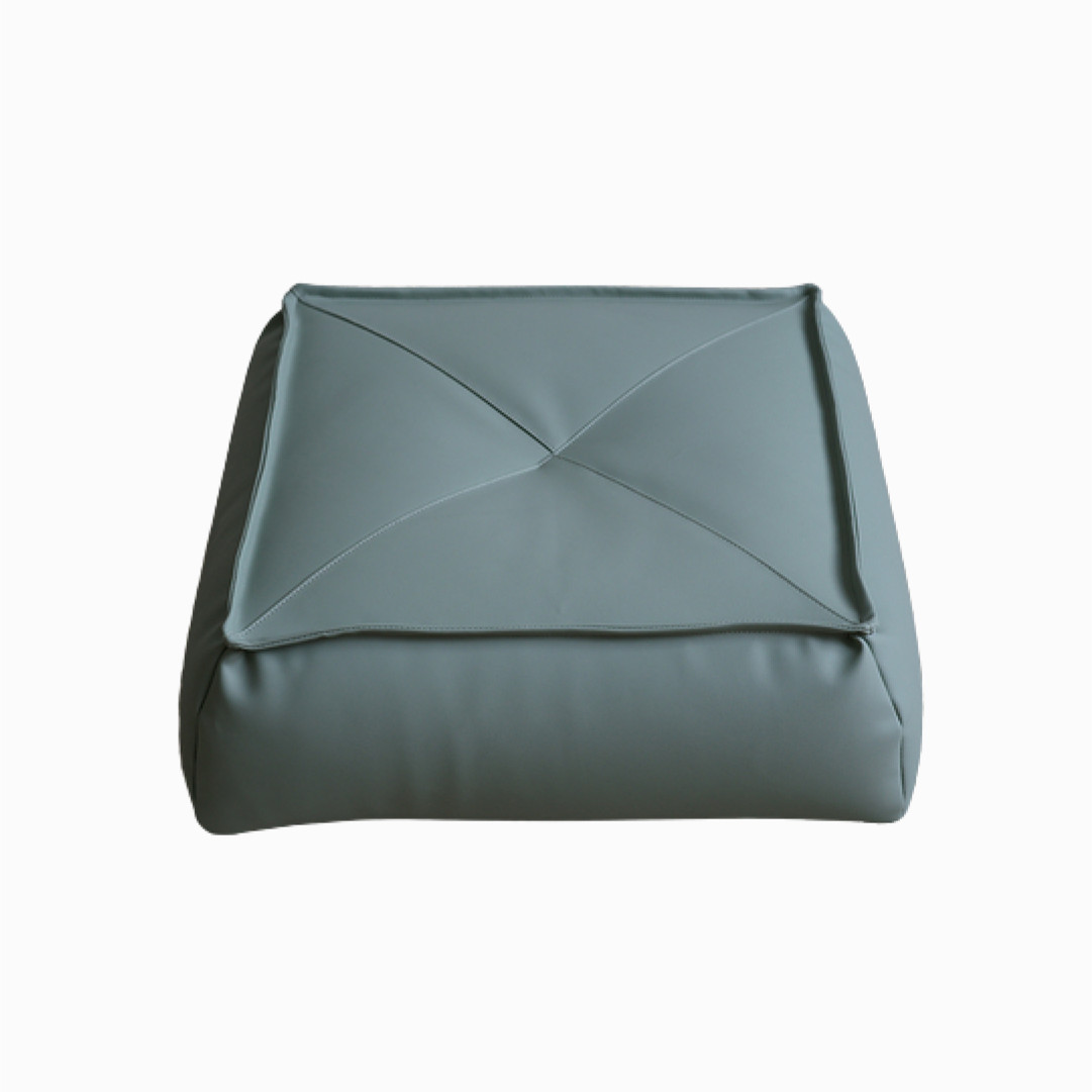 Sully Microfibre Leather Pouffes