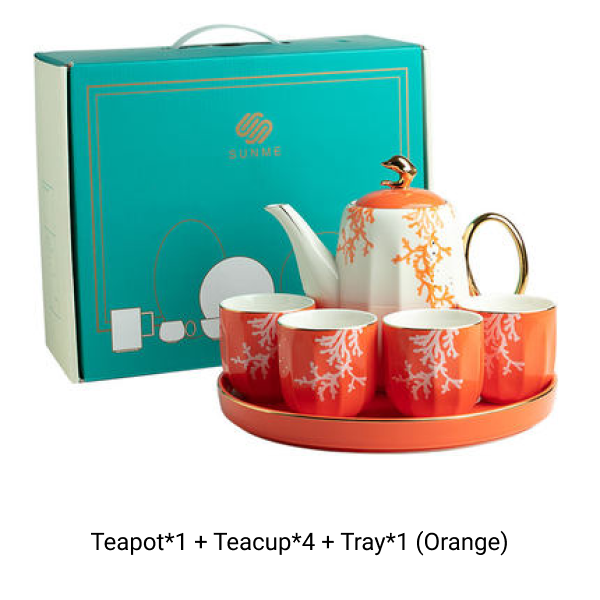 Rylan Afternoon Teapot & Teacup Set
