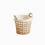 Emory Round Rope Laundry Basket with Handle