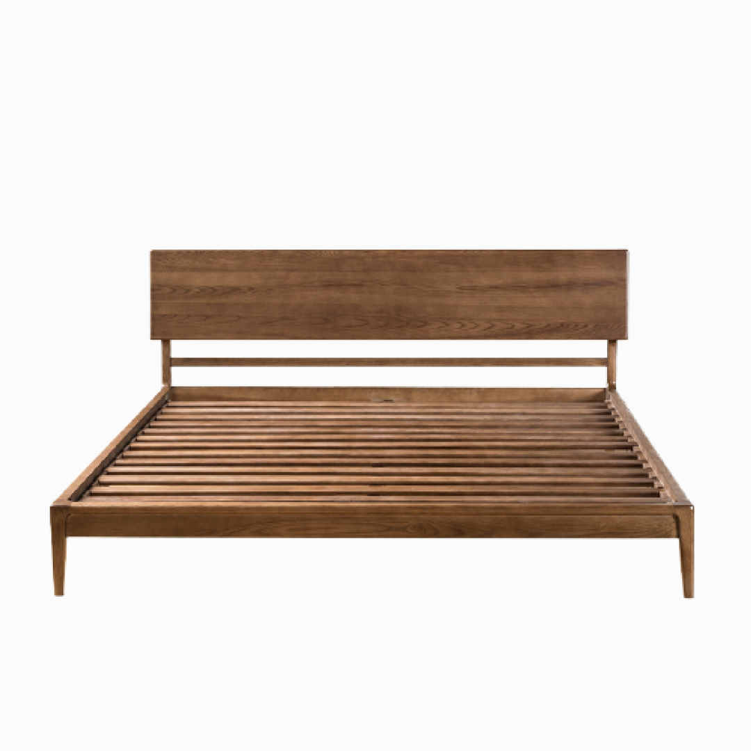 Adeline Pine Wood King Size Bed