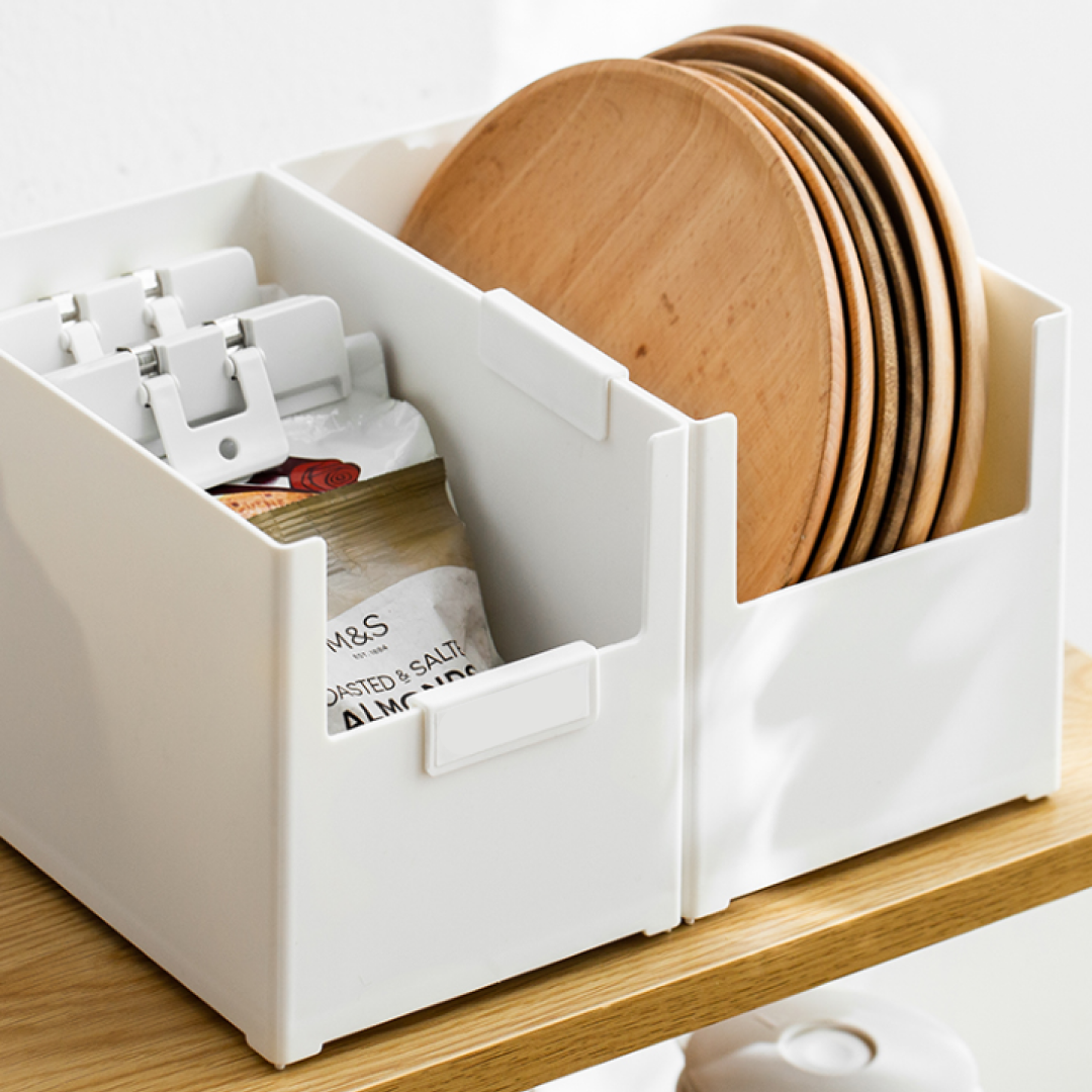 Kitchen White Utilities Storage Organisation Box