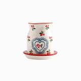 Heart Ceramic Kitchen Utensil Holder