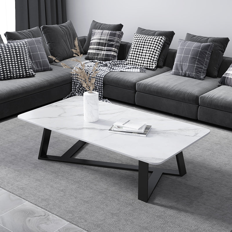 Simple Slate Living Room Coffee Table