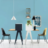 Lumo Yellow Dining Chair with Black Leg (Set of 2)
