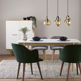 Lumo 1.35M Grey 6 Doors Sideboard