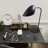 Sirocco Matt Black Table Lamp