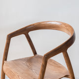 Adeline Dining Chair with Arms, Walnut