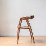Adeline Dining Chair with Arms, Walnut