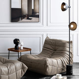Vix Sofa, Gray, Microfibre Leather