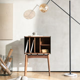 Alana Solid Wood Open Shelves Storage