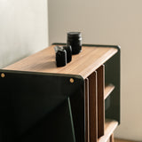 Alana Solid Wood Open Shelves Storage