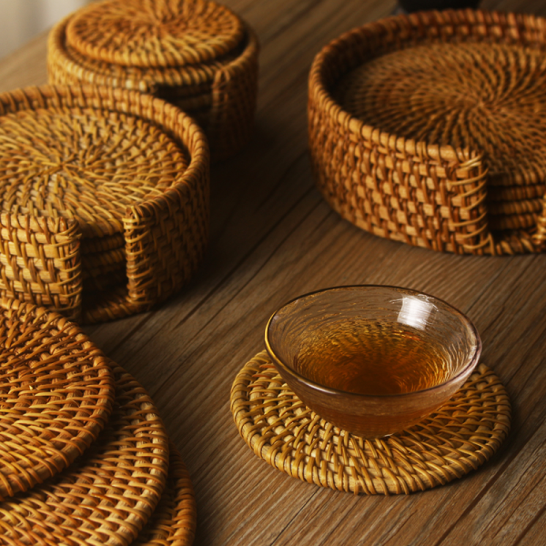 Rattan Coaster