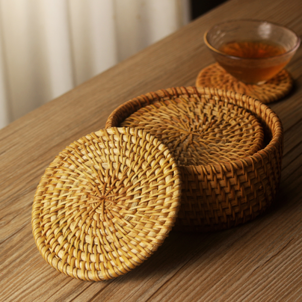 Rattan Coaster