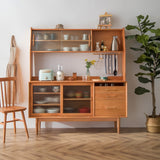 Tom Pine Wood Kitchen Storage Cabinet V