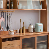 Tom Pine Wood Kitchen Storage Cabinet V