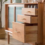 Tom Pine Wood Kitchen Storage Cabinet I