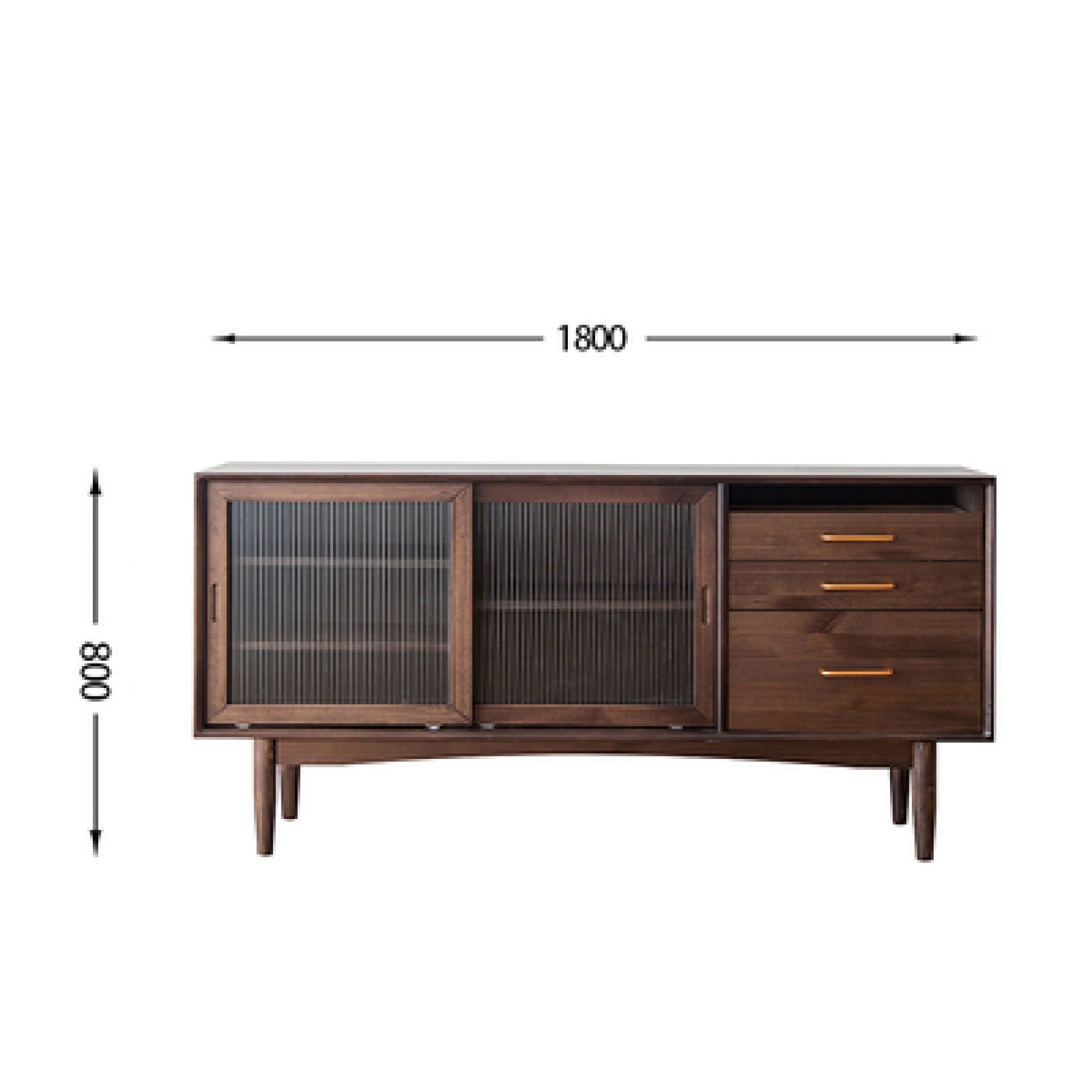 Tom Pine Wood Kitchen Storage Cabinet I