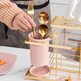 Pastel Knives & Kitchen Utensil Storage