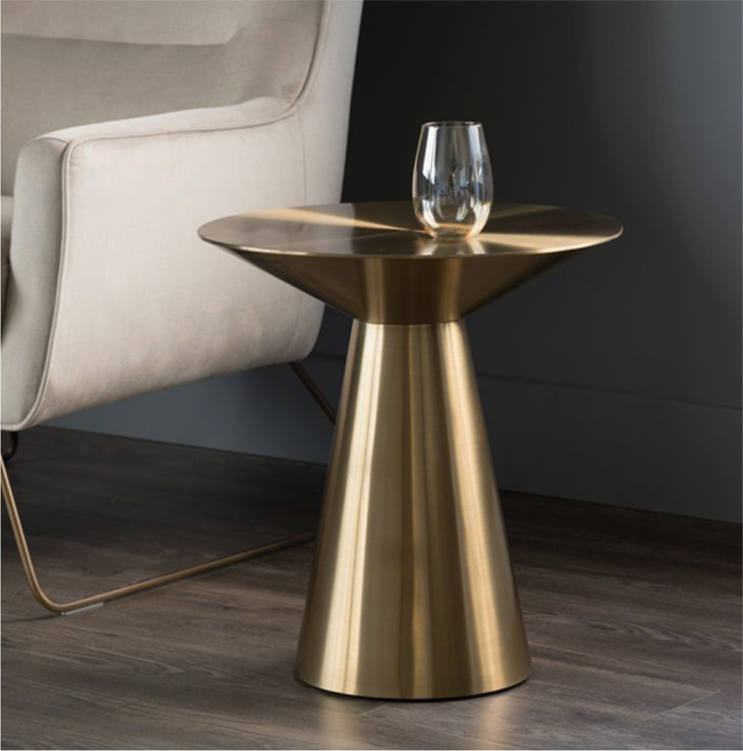 Aula Gold Side Table
