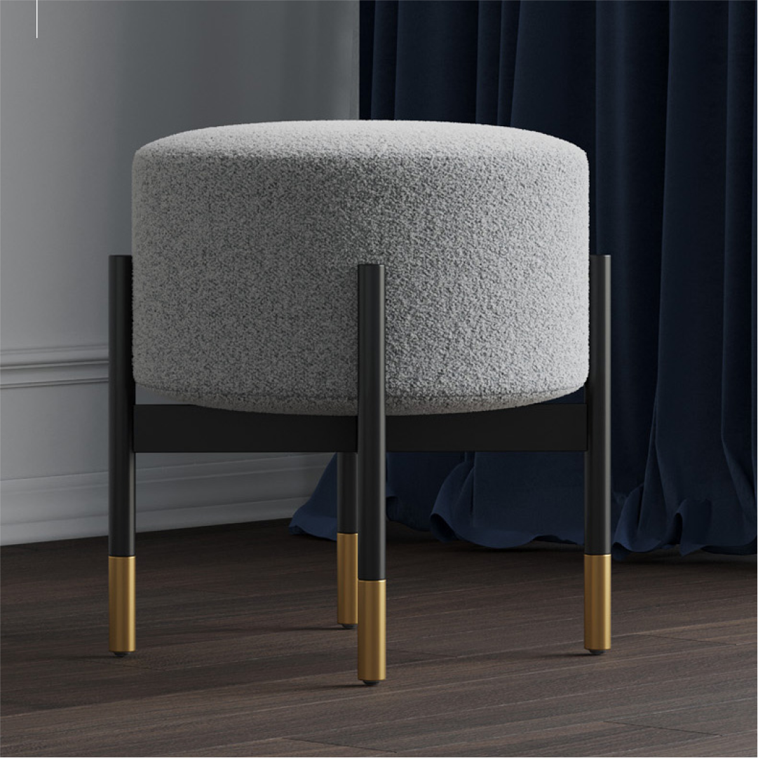 Artisan Minimalist Makeup Table Stool