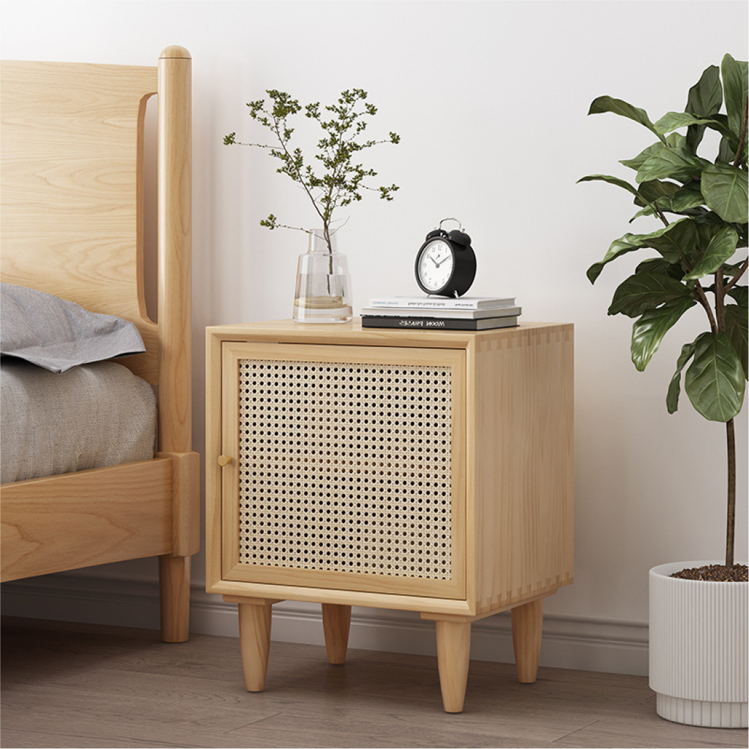 Parsons Pine Wood Bedside Table