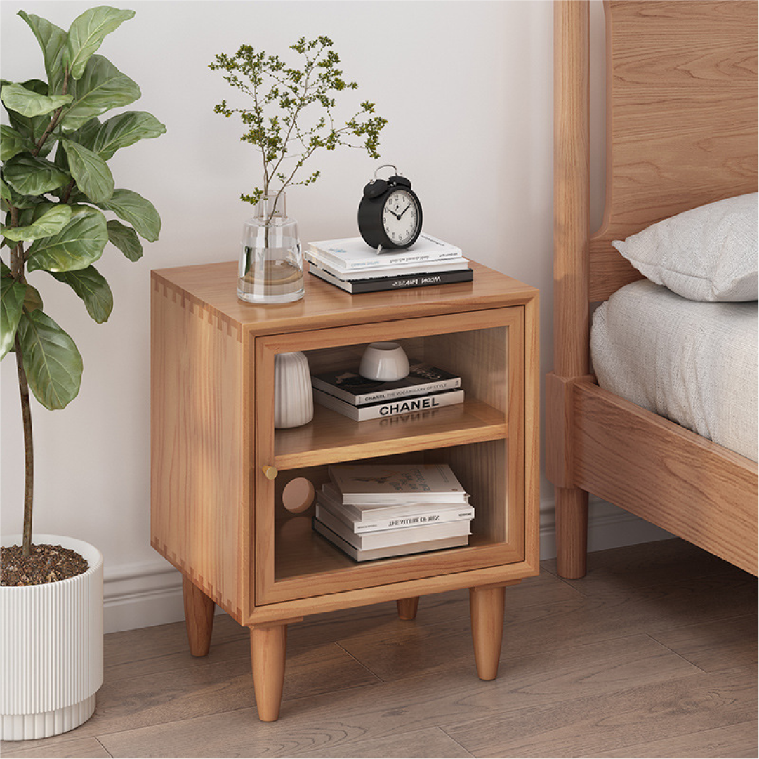 Parsons Pine Wood Bedside Table