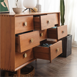 Parsons 9 Doors Pine Wood Drawers