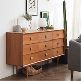 Parsons 9 Doors Pine Wood Drawers
