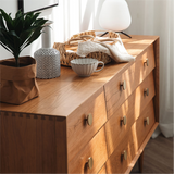Parsons 9 Doors Pine Wood Drawers