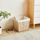 Emory Square Rope Laundry Basket with Handle