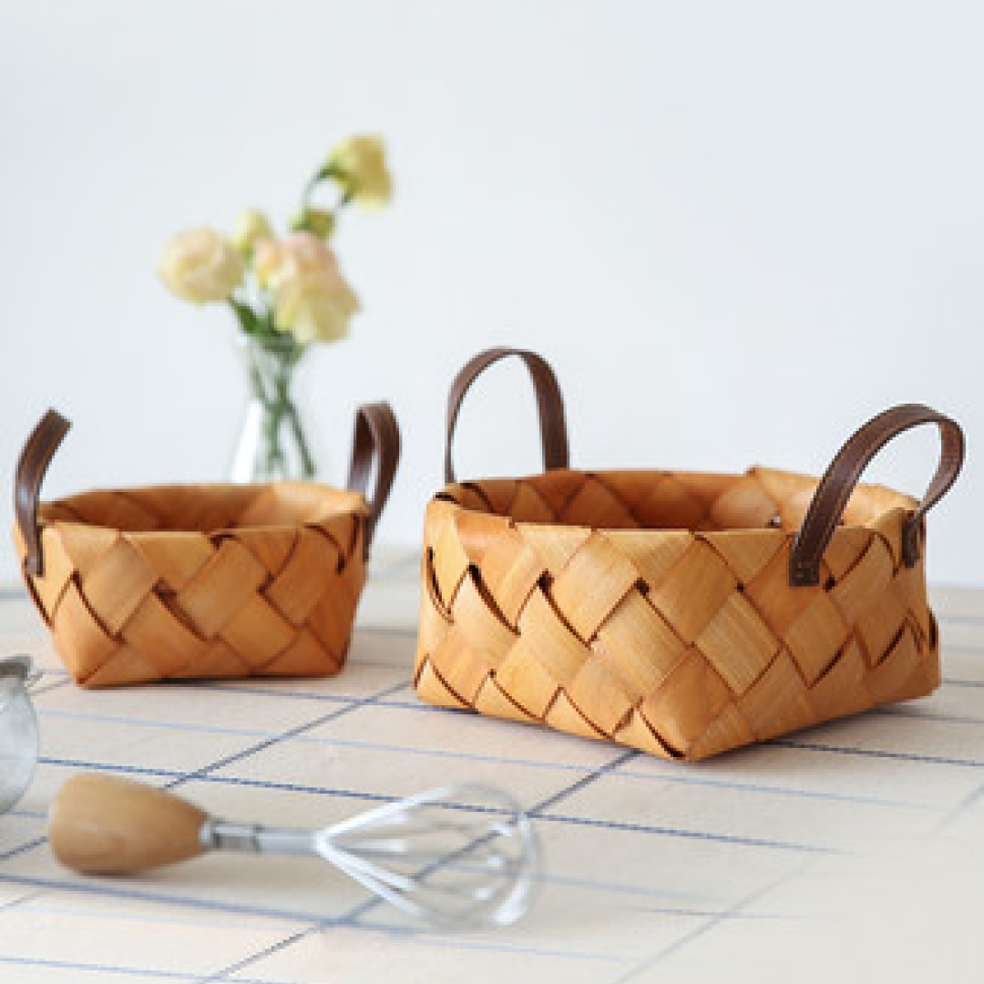 Auburn Rectangle Basket with Handle