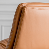 Abella Bar Stools, Brown, Faux Leather