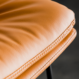Abella Bar Stools, Black, Faux Leather
