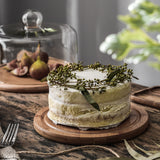 Teena Round Cake Tray with Glass Cover