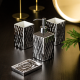 Luxe Gold & Silver Bathroom Utilities Set