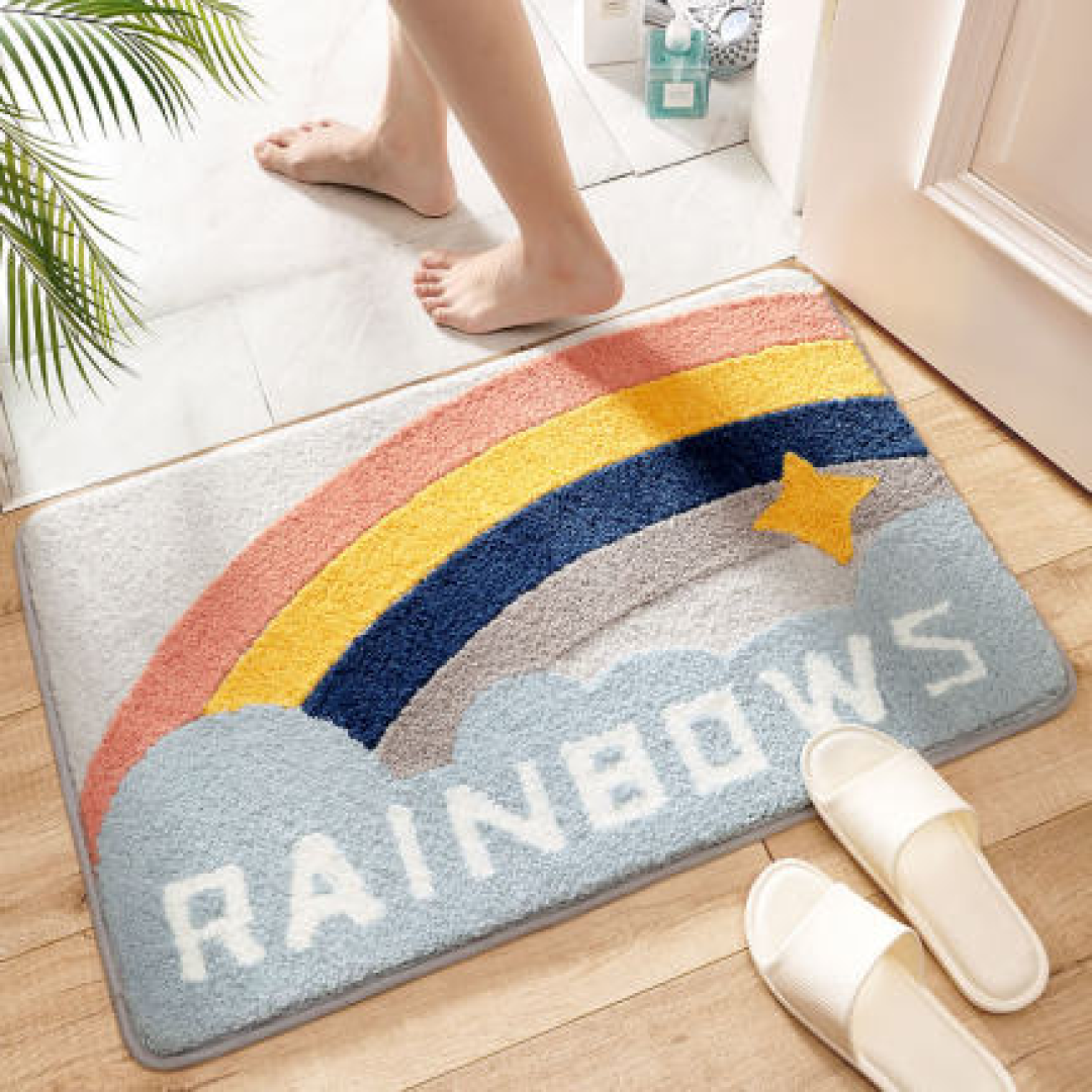 Rainbows Bath Mat