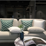 Trevino Green Throw Pillows