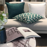 Trevino Green Throw Pillows