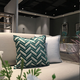 Trevino Green Throw Pillows