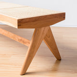 Adeline Rattan Bench
