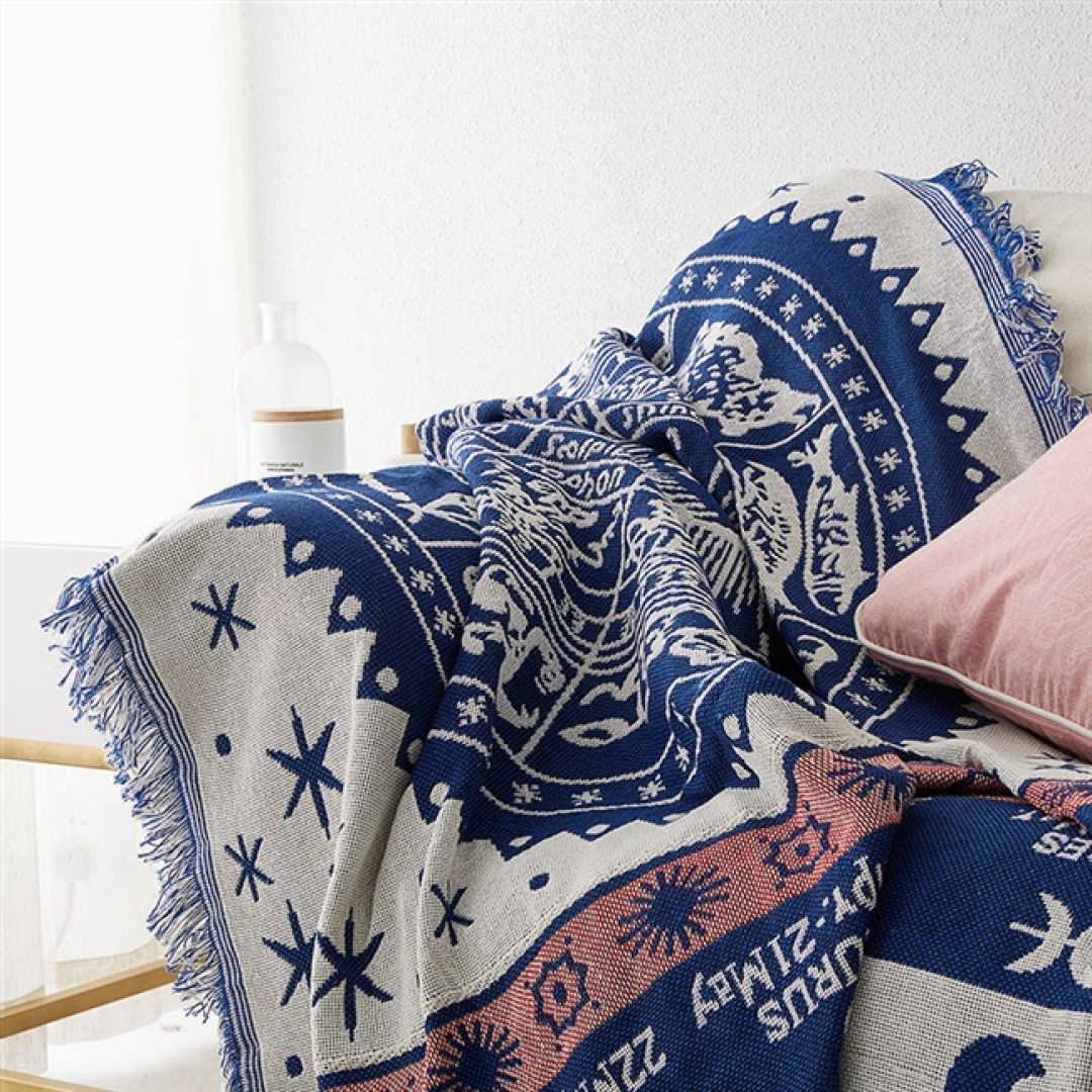 Horoscope Bed Throw