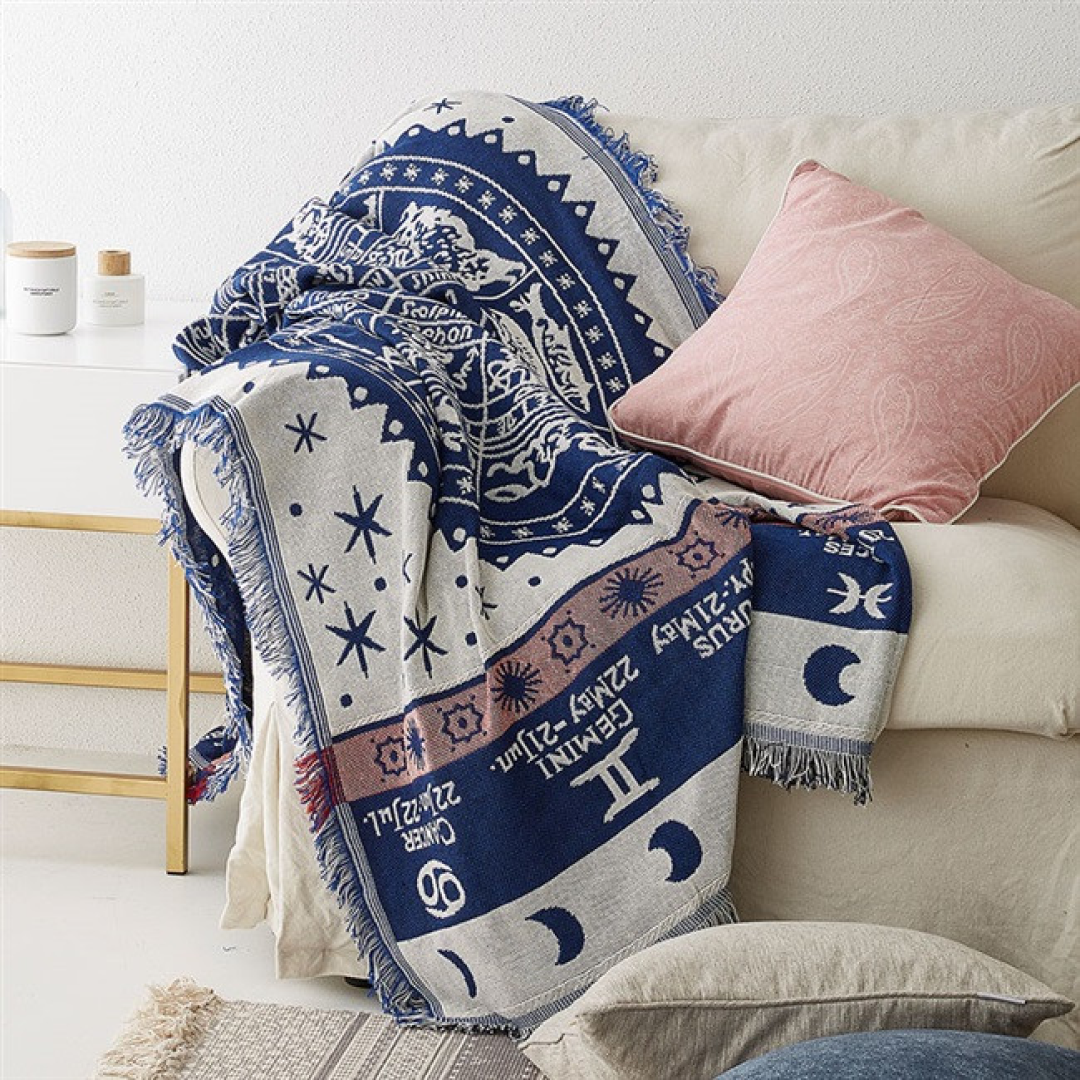 Horoscope Bed Throw